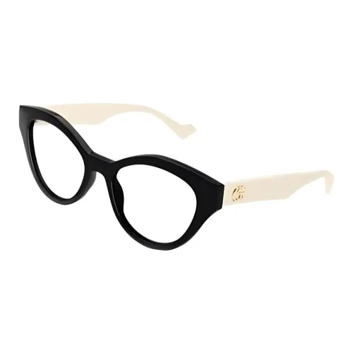 GUCCI Нерегулярная форма Оправы для очков Женские Белые