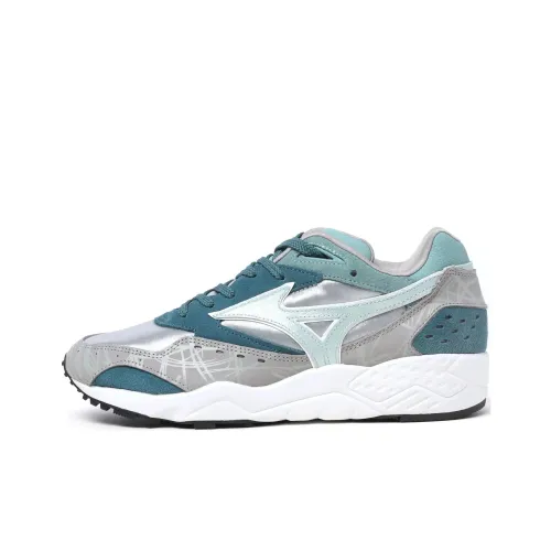 Mizuno Contender Повседневный Низкий Топ Синий Azure Серебряный Унисекс