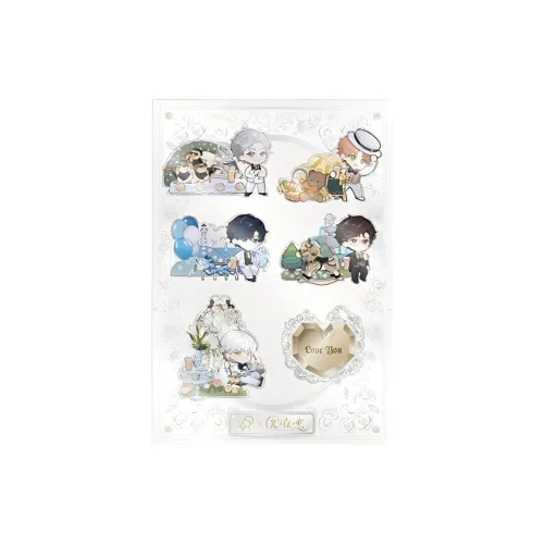 Light and Night x HEYTEA Коллаборация Тиби Наклейка Мерч по IP