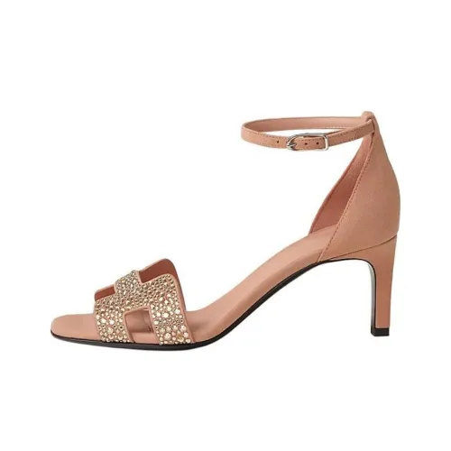 HERMES Joy One Sandals Strap Women's Pink