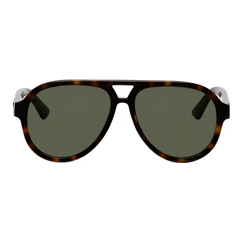 GUCCI В зависимости от официального сайта Aviator Солнцезащитные очки Мужской Черепаховый