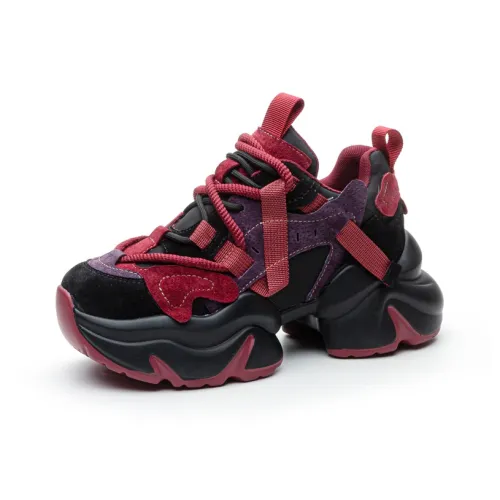 CHOVO Дышащий Легкий Увеличивающий Высоту Низкий Топ Кроссовки с Толстой Подошвой Женские