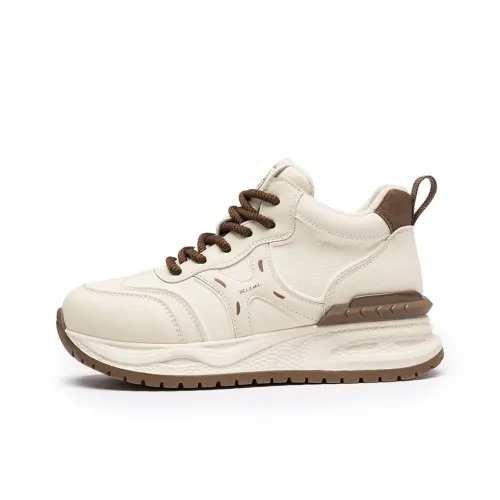 Ritai Повседневный Низкий Топ Бежевый Коричневый Женский