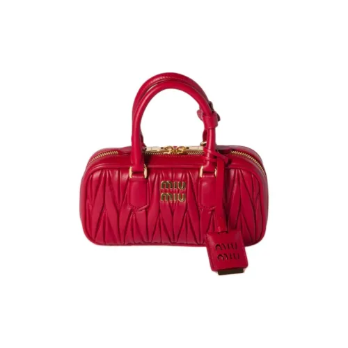 MIU MIU Кожа Сумка Мини Женская Красная