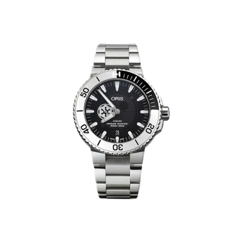 Oris Автоматический Механический Часы Мужские из Коллекции Diving 43,5 мм Черные