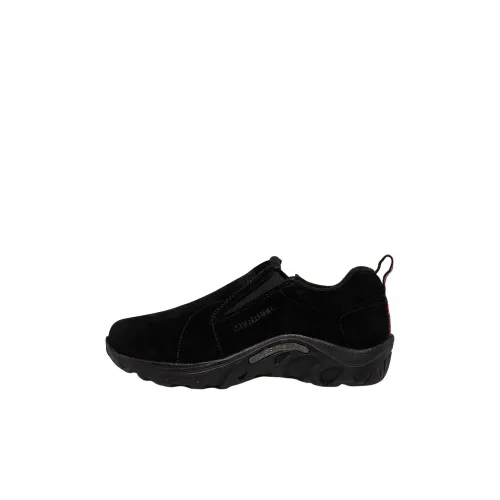 MERRELL Jungle Moc Slip-Resistant Abrasion-Resistant Low Top Kids Lifestyle Shoes Black Kids MERRELL Jungle Moc Slip-Resistant Abrasion-Resistant Низкий Топ Детские Лайфстайл Обувь Черный Детский