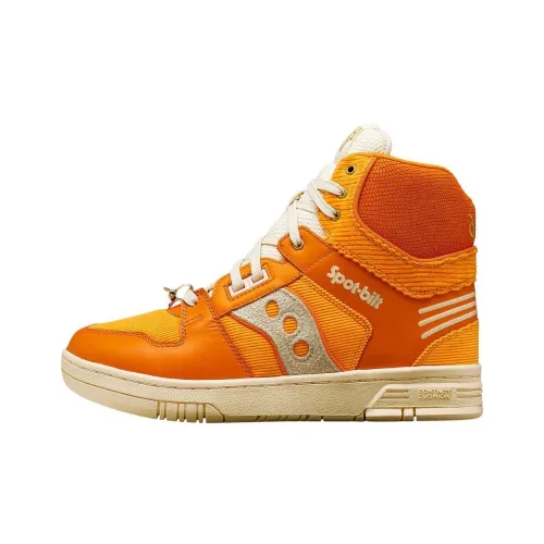 Hommewrk x Saucony Slip Resistant Abrasion Resistant High Top Скейтборд Кроссовки Унисекс Orange