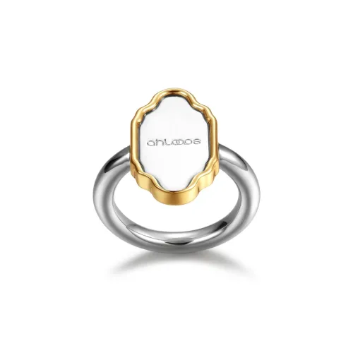 AHLOOPS Кольца из меди с покрытием из 18-каратного золота унисекс