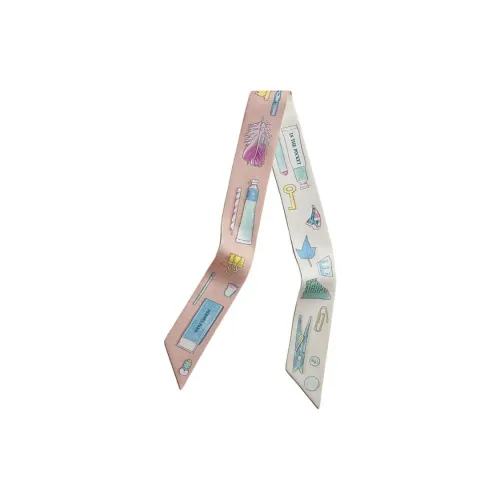 HERMES Шелковые шарфы Женские Розовый Синий Зеленый