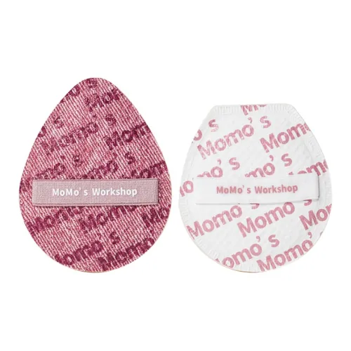 MomosWorkshop Розовый и Белый деним Розовый Основа Настройка Non Пудра Eater 2 шт