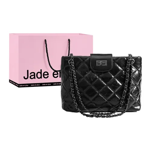 Jade En Plus ПУ (полиуретан) Сумка через плечо Сумка на плечо Женская Черная Белая