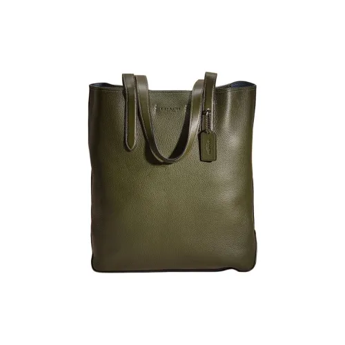 COACH Gotham Кожа Тоут Сумка Сумка для покупок Сумка Сумка через плечо Большая Унисекс Зеленая