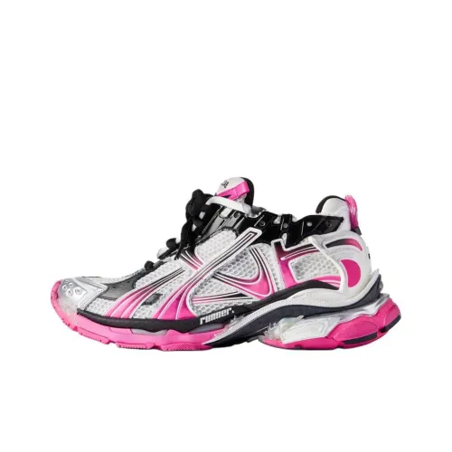 Balenciaga Runner Low Топ Повседневная обувь Женская Розовая