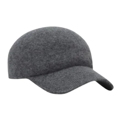 SAINT LAURENT Кашемировые кепки унисекс серого цвета
