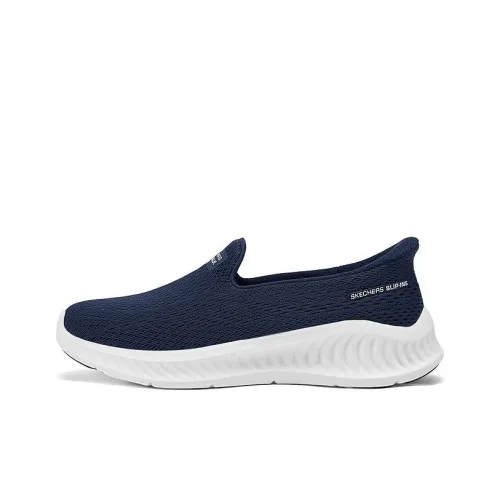 Skechers GO WALK Collection Низкий Топ Casual Женский Синий Белый