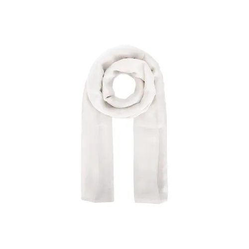 GUCCI Шелк Полиамид Вязаные Шарфы Женские Белые