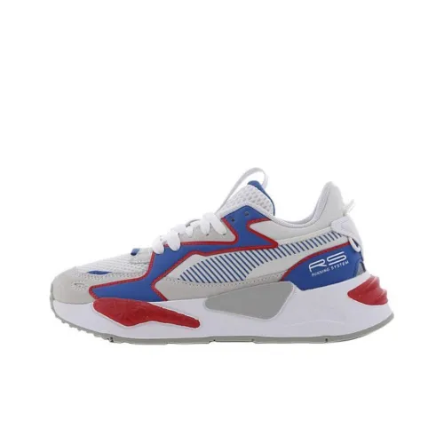 PUMA RS Z Abrasion Resistant Низкий Топ KIDS Lifestyle Shoes Белый Синий Подростки