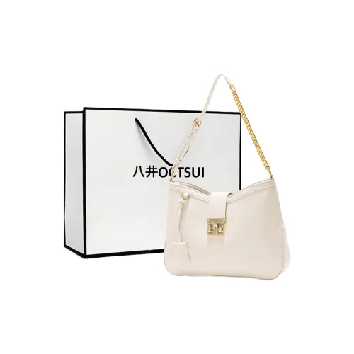 OCTSUI Сумка через плечо из ПВХ Сумка через плечо Женская Экрю Молочно-чайный Черный Деним Коричневый Белый