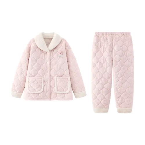 LEZIYUN Пижамный комплект женский розовый