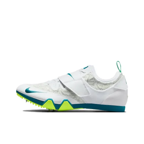Nike Pole Vault Elite Slip-Resistant Abrasion-Resistant Low-Top Training Shoes Unisex White Green Найк Пол Вэйл Элит Антислип Резистентный Низкий Топ Тренировочные Кроссовки Унисекс Белый Зеленый