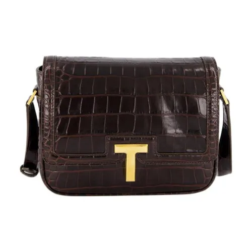TOM FORD Сумка через плечо из телячьей кожи сумка на плечо женская коричневая