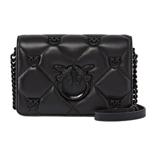 PINKO Love Bag Sheepskin Сумка через плечо Женская Черная