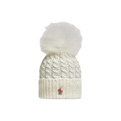 Moncler Шерстяные Шапки Женские Белые