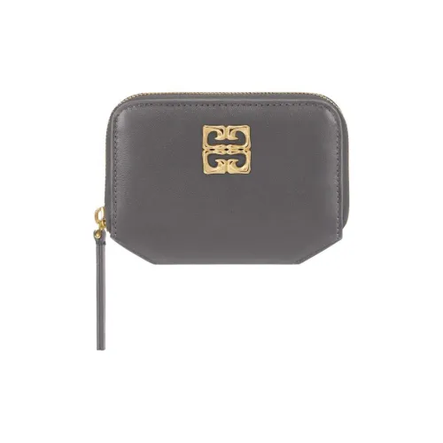 Givenchy Телячья кожа Монетница Кошелек Женские Угольно-серый