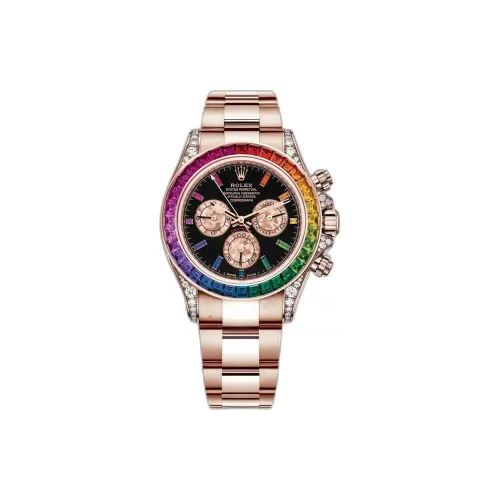 ROLEX Автоматический Механический Механизм Мужские Часы 40 мм Черный