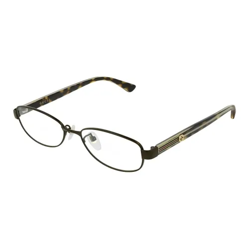 GUCCI Титан Нерегулярная форма Оптический каркас Женские Черный