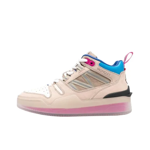 Moncler Pivot High Топ Скейтборд Кроссовки Женские Розовые