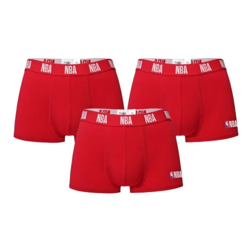 NBA Боксеры Мужские 3 упаковки красный