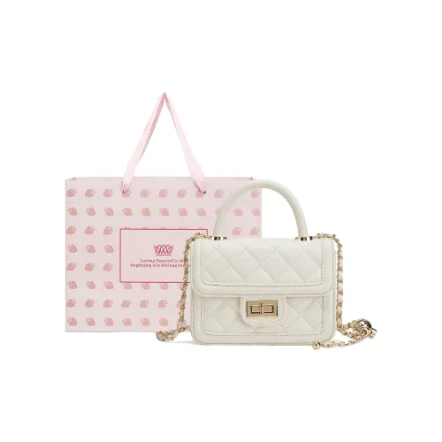 CORALDAISY Синтетическая кожа Маленькая квадратная сумка Сумка через плечо Сумка обычная Женская Черная Белая