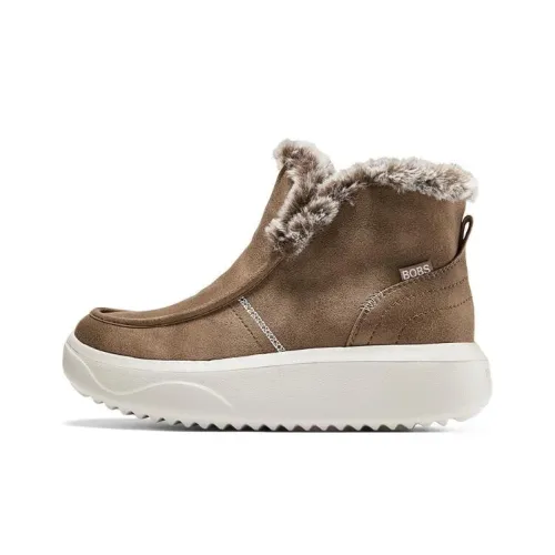 Skechers Bob's Короткий Сноубутсы Женские Каштановый