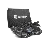 Глубокий черный, шнуровка (подвеска)