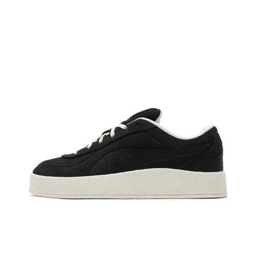 PUMA BLKTOP Slip-resistant Abrasion-resistant Low Top Skateboard Shoes Unisex Black PUMA BLKTOP Противоскользящие Износостойкие Низкие Кроссовки для скейтбординга Унисекс Черные