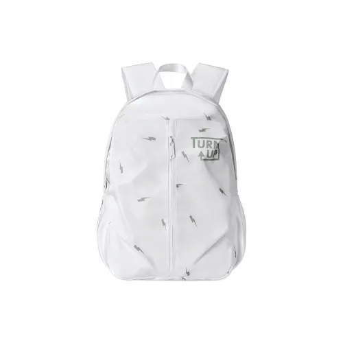 TURN UP Полиэстер Рюкзак Ноутбук Сумка Стандартная Унисекс Белый