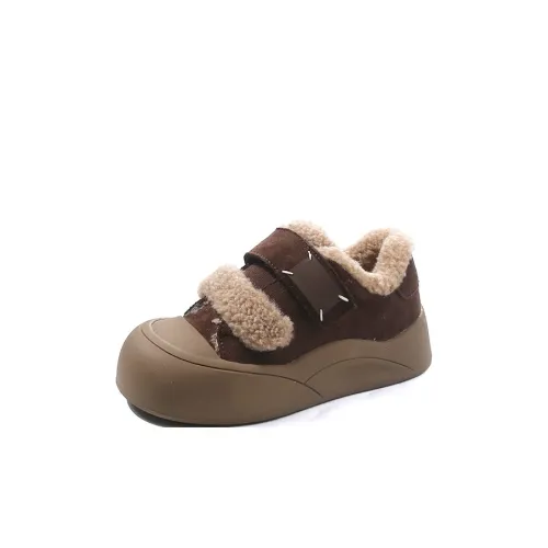 Wooden Rabbit Slip-resistant Abrasion-resistant Thermal Low-Top Kids Lifestyle Shoes Kids Деревянный кролик противоскользящий устойчивый к истиранию термальный низкий верх детские повседневные обувь