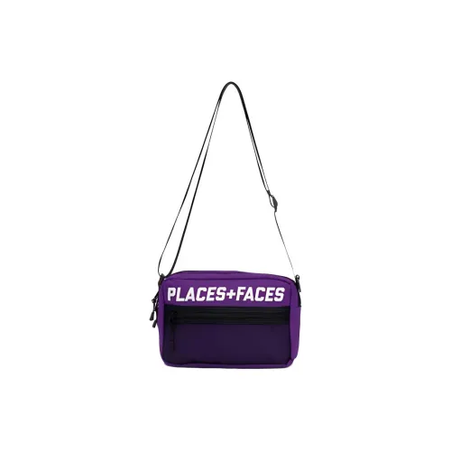 PLACES+FACES Нейлоновая сумка через плечо стандартная унисекс фиолетовая