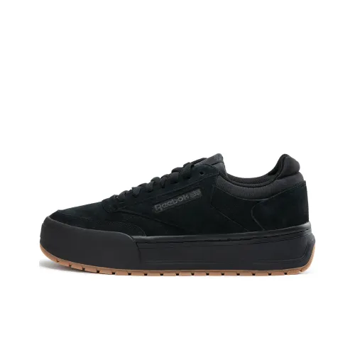 Reebok CLUB C MEGACOURT Скейтборд Кроссовки Низкие Черные Унисекс