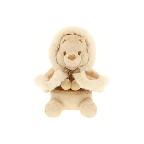 Disney Winnie The Pooh Зимний Плащ Молочно-чайный Puff Винни Хаки Куклы Плюшевая кукла 28 см Высокий Tokyo Disney