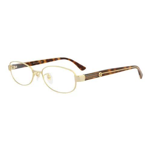 GUCCI Металл Кошачий глаз Оправы для очков Женские Золото