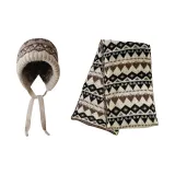 Бежевый [Шапки и кепки, комплект из двух предметов]