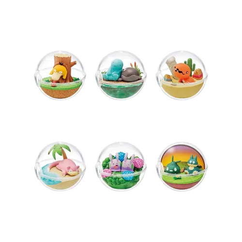 RE MENT Покемон Террариум Коллекция Moment OF Rest Lucky Draw 1 коробка 6 шт