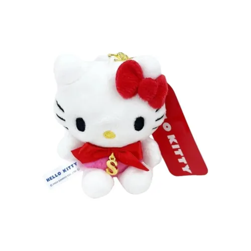 Sanrio Hello Kitty Красный Талисман Брелок Кукла Плюшевая Подвеска 11 см Рекомендуемая Высота