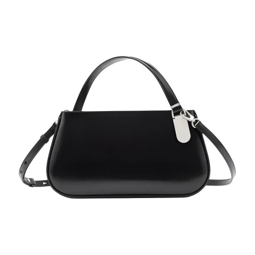 TAD FAB Smooth Коровья Кожа Сумка Medium Unisex Черный Белый