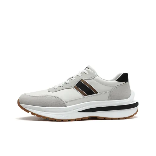 SEPTWOLVES Низкий Топ Casual Мужской Белый Серый Платформа HD