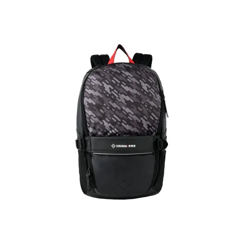 SUBURBIA Репеллент от воды ПУ (полиуретан) Рюкзак Стандартный Мужской Черный