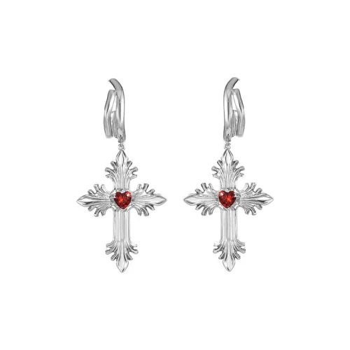 GITHA Серьги-гвоздики из серебра 925 пробы унисекс