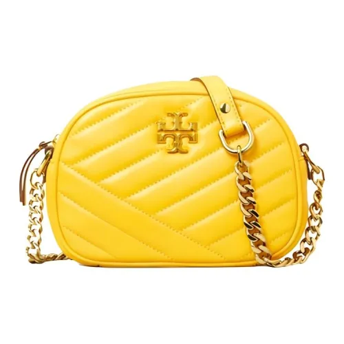 TORY BURCH Kira (Красный) Sheepskin Camera Сумка через плечо Маленькая Женская Лимонно-желтая